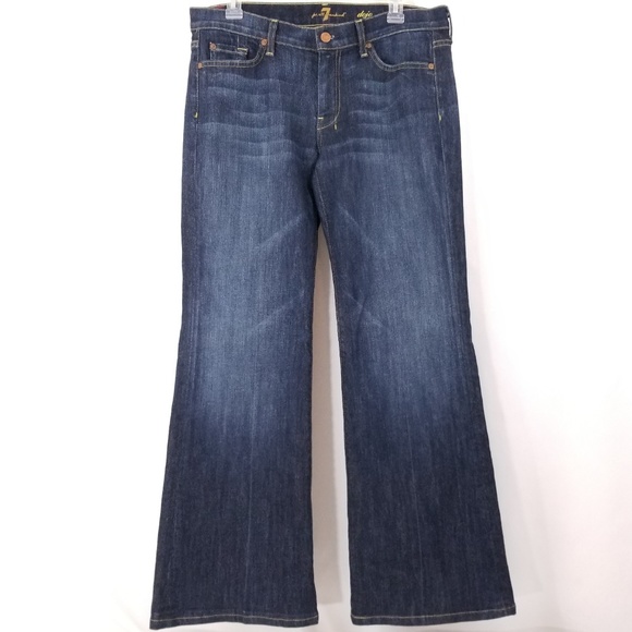 7FAMK 7 For All Mankind DOJO Jeans Dark Wash 31 - Picture 3 of 8